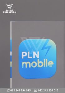 Detail Plakat Akrilik PLN Mobile