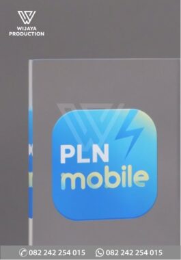 Plakat Akrilik PLN Mobile