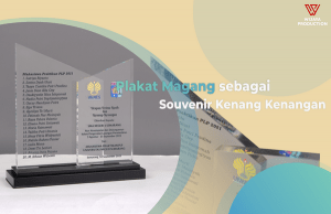 Read more about the article Plakat Magang sebagai Souvenir Kenang Kenangan