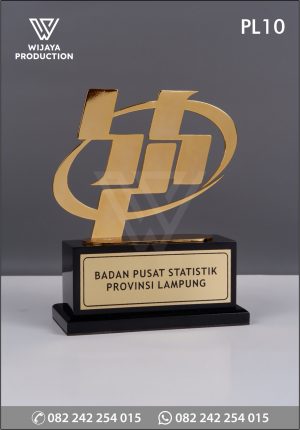 Plakat Logam Badan Pusat Statistik Lampung