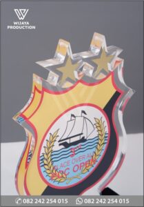 Detail Plakat Akrilik Kapolda Sulsel Cup 2022