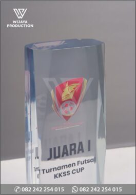 Plakat Akrilik Juara Turnamen Futsal KKSS Cup