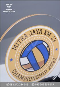 Detail Plakat Akrilik Mitra Jaya KM 23 Championship 2022