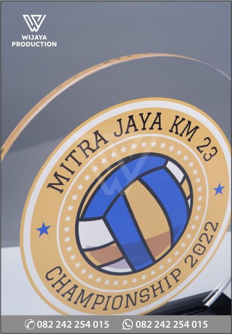 Detail Plakat Akrilik Mitra Jaya KM 23 Championship 2022