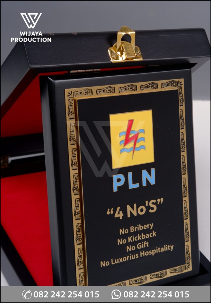 Plakat Kayu Variasi Box PLN - Wijaya Production