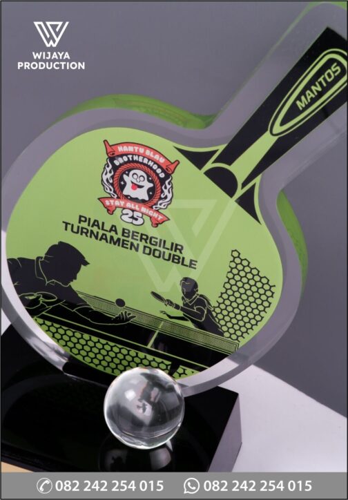 Detail Piala Bergilir Pingpong Turnamen Double