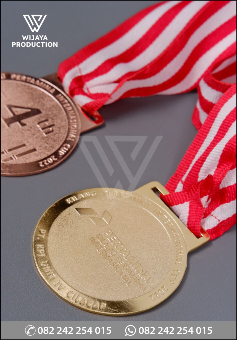 Detail Medali Football Tournament Kilang Pertamina Internasional Cup