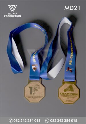 Medali Tournament Badminton Irwasda Papua Cup