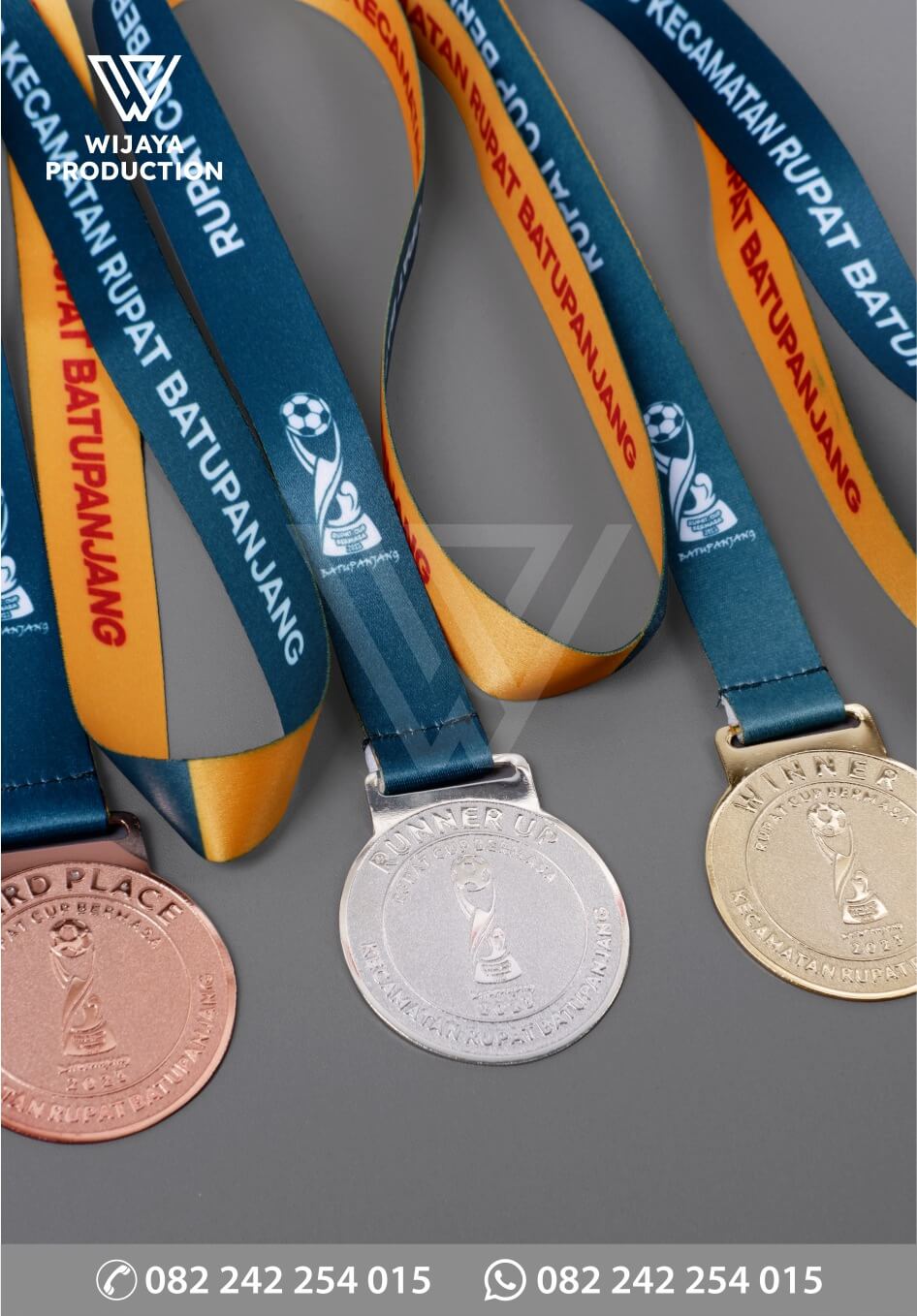 Detail Medali Kejuaraan Sepak Bola Bupati Cup Bermasa