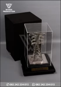 Box Souvenir Miniatur Tower Transmisi PT PLN UIKL