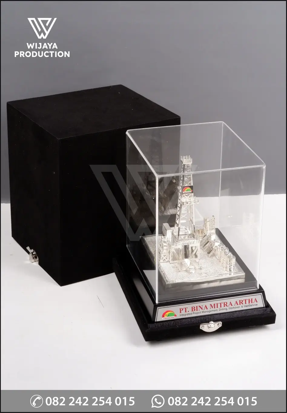 Box Souvenir Miniatur Rig Onshore PT Bina Mitra Artha