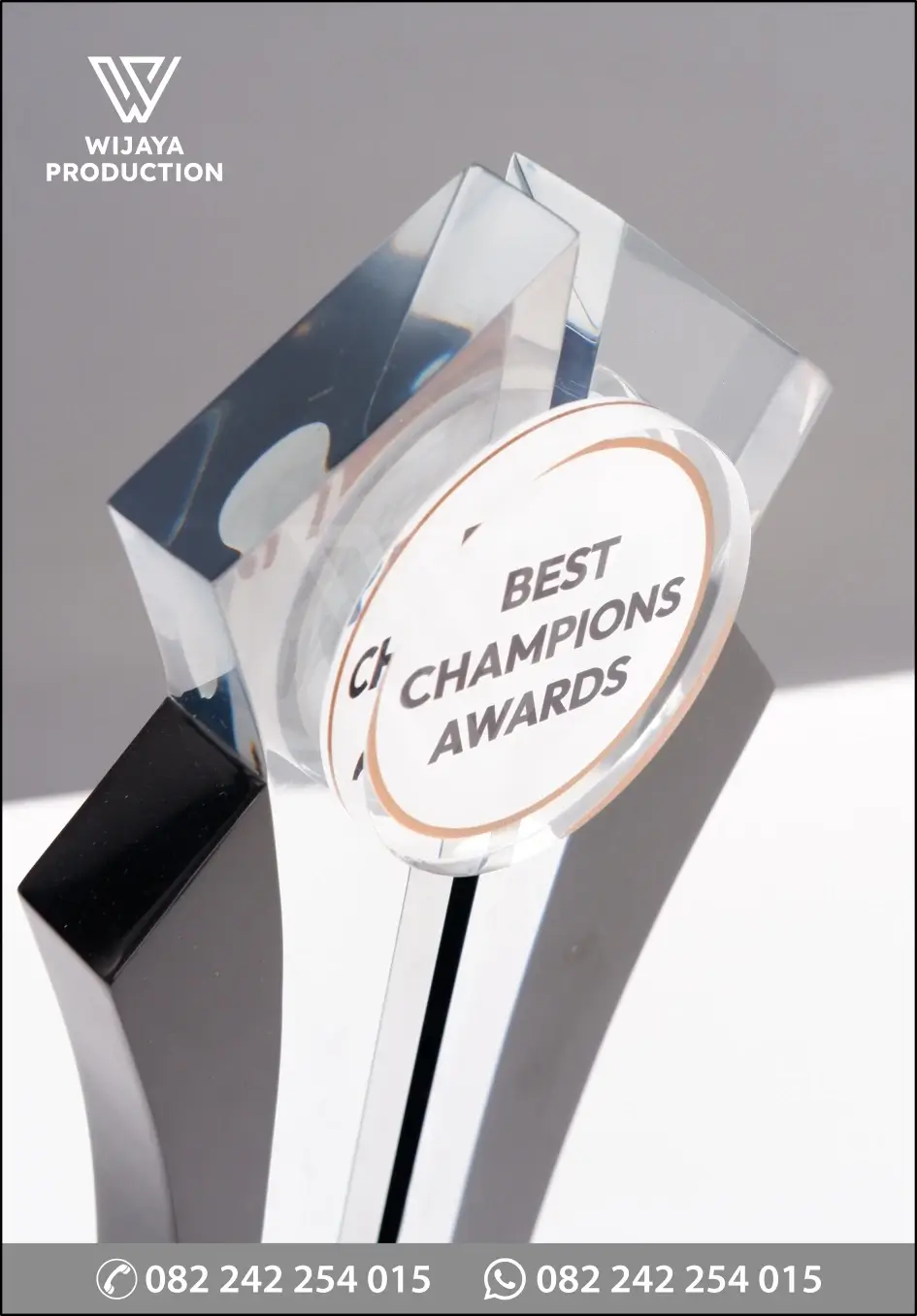 Detail Piala Akrilik SHM Best Champions Awards