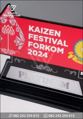 Plakat Akrilik Kaizen Festival Forkom
