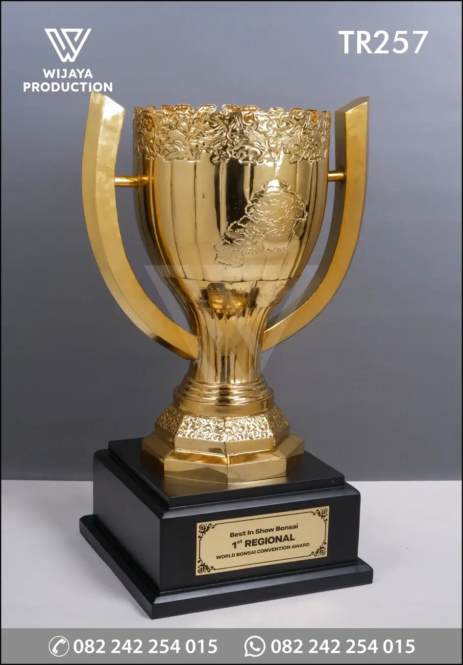 Trophy Best In Show Bonsai 1st Regional World Bonsai Convention Award