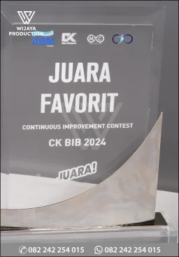 Plakat Akrilik Juara Favorit Continuous Improvement Contest