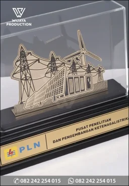 Plakat Logam PUSLITBANG PLN