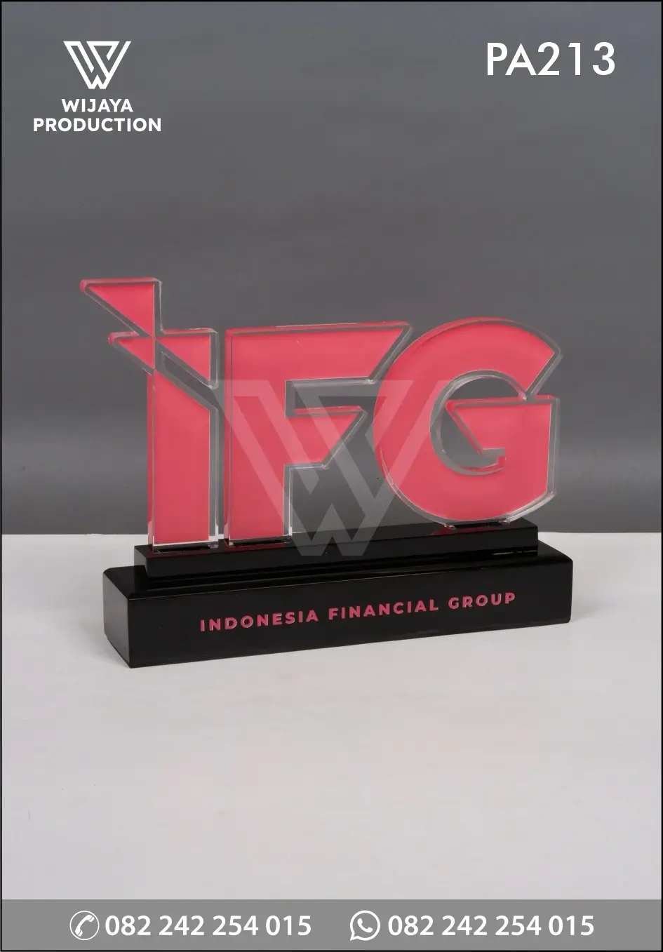 Plakat Akrilik Indonesia Financial Group