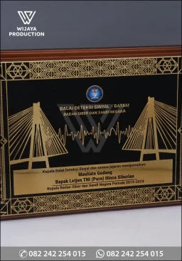 Plakat Kayu Logam Bala...