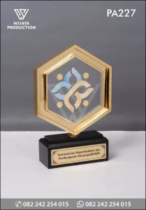 Plakat Akrilik Hexagonal Bkkbn