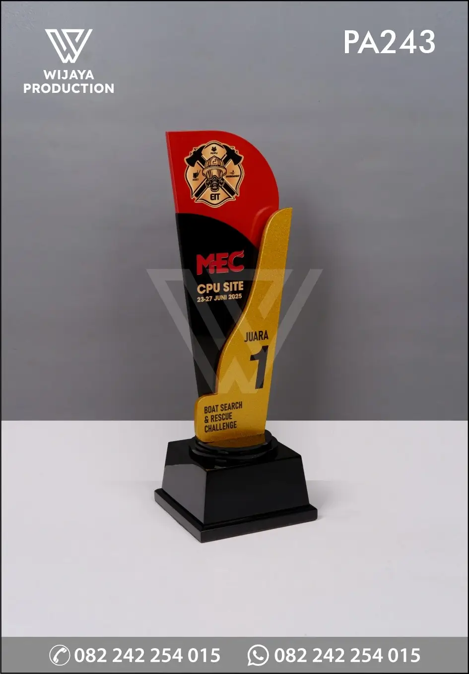 Plakat Akrilik Juara MEC CPU SITE
