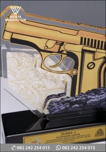 Detail Plakat Akrilik Juara Umum Tarumanegara Shooting Competition