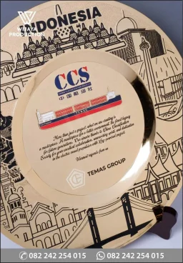 Plakat Logam Landmark Indonesia Temas Group