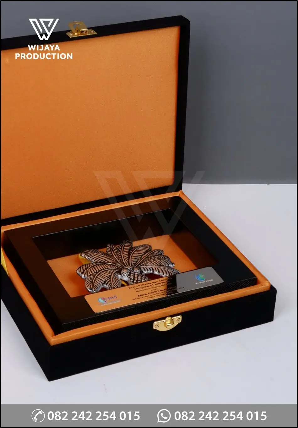 Box Plakat Logam Aluminium Pohon Kelapa Sawit