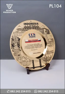 Plakat Logam Landmark Indonesia Temas Group