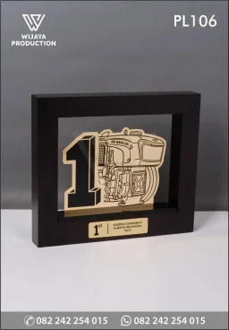 Plakat Logam Kaizen Community Kubota Indonesia 2025