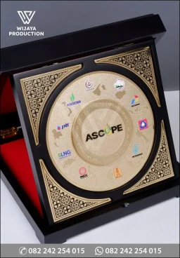 Plakat Kayu Logam Box Ascope