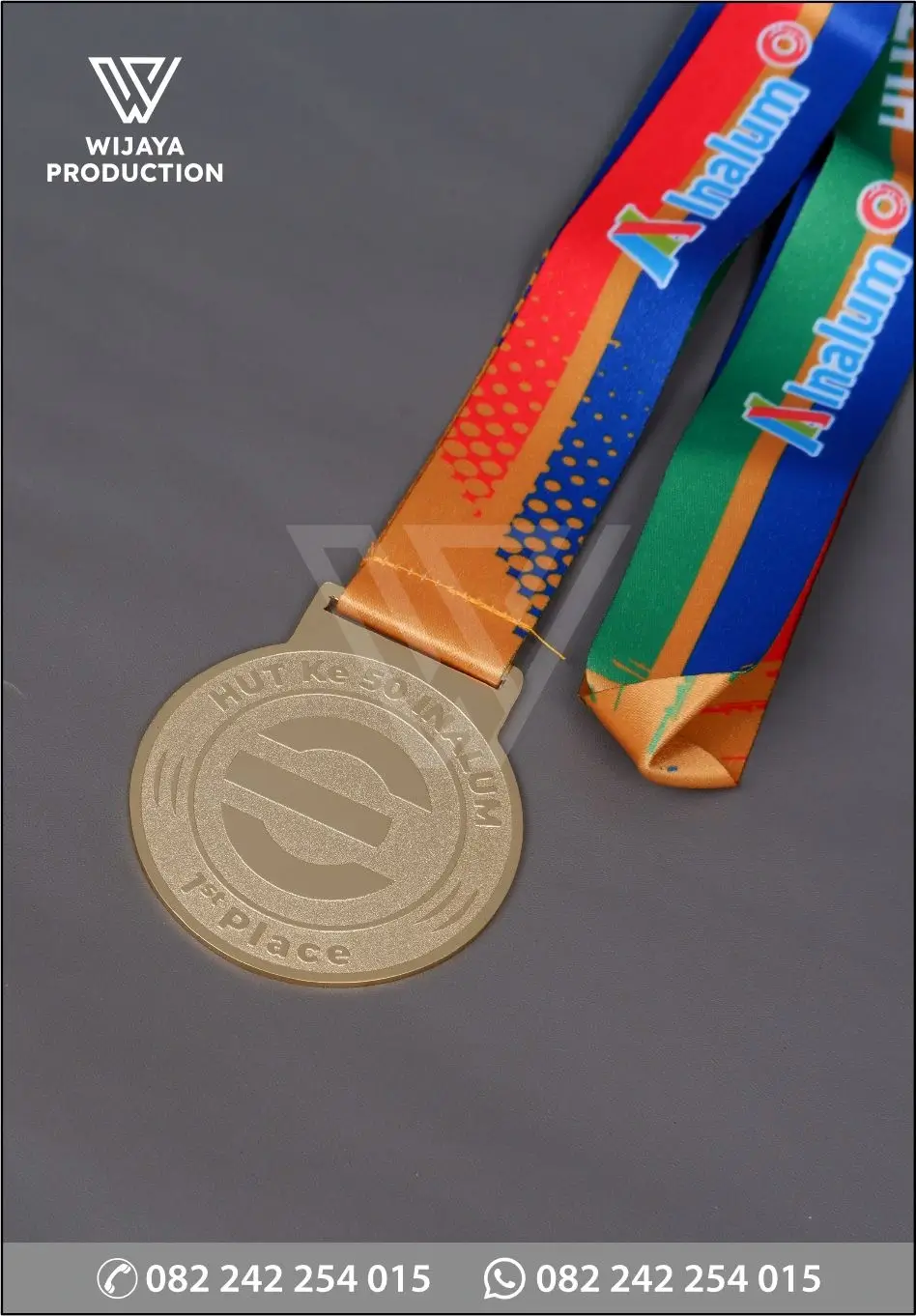Detail Medali Logam E-Football Hut ke-50 Inalum
