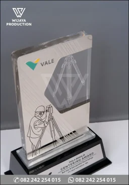 Plakat Akrilik Centering Award – PT Vale Indonesia, Tbk