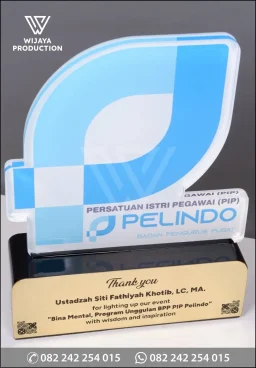 Plakat Akrilik Ucapan Terima Kasih – PIP Pelindo