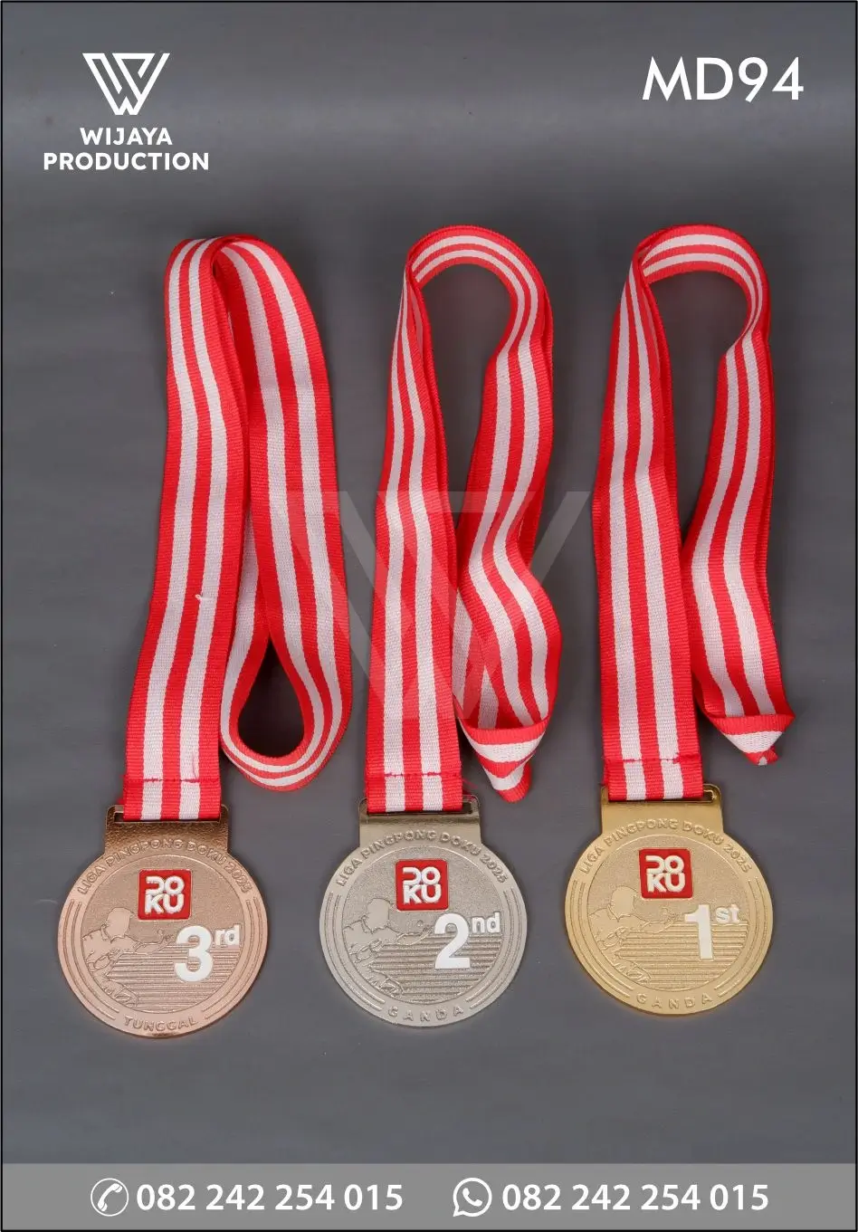 Medali Logam Liga Pingpong Doku