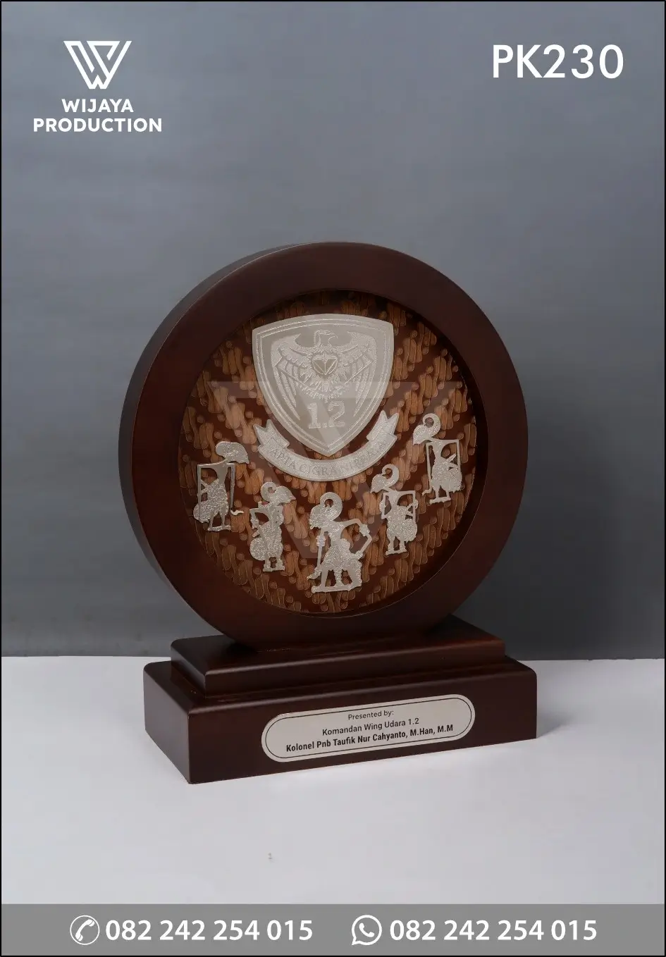 Plakat Kayu Wayang Wing Udara 1.2