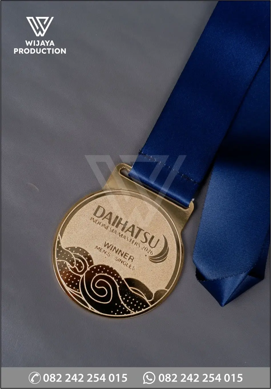 Detail Medali Logam Daihatsu Indonesia Masters 2026