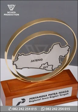 Plakat Logam Peta Wilayah Pertamina Patra Niaga