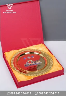 Plakat Logam Piringan PT Mandala Karya Prima