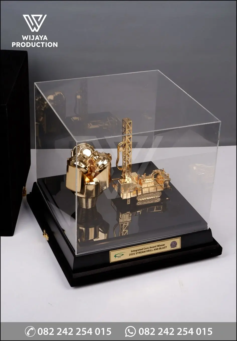 Box Miniatur Custom Alat Berat Drill & Blast