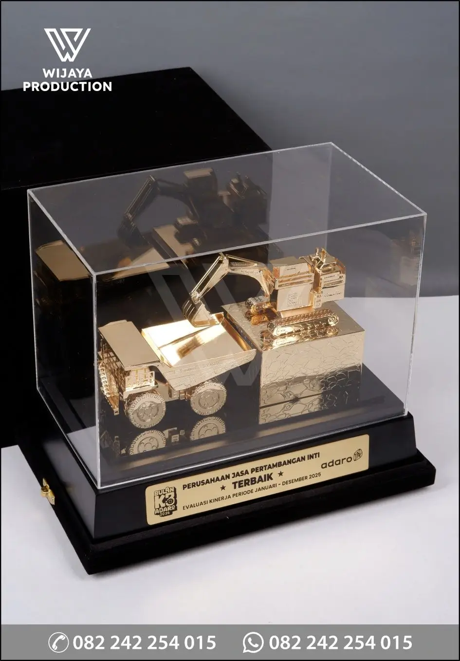 Box Miniatur Custom Alat Berat Pertambangan (Edisi Penghargaan K3 Emas)