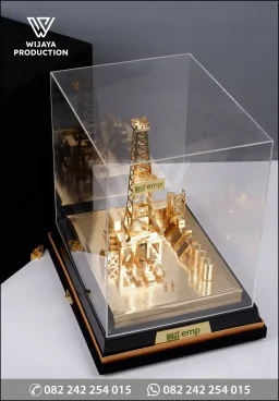 Miniatur Custom Menara Rig Pengeboran Minyak & Gas