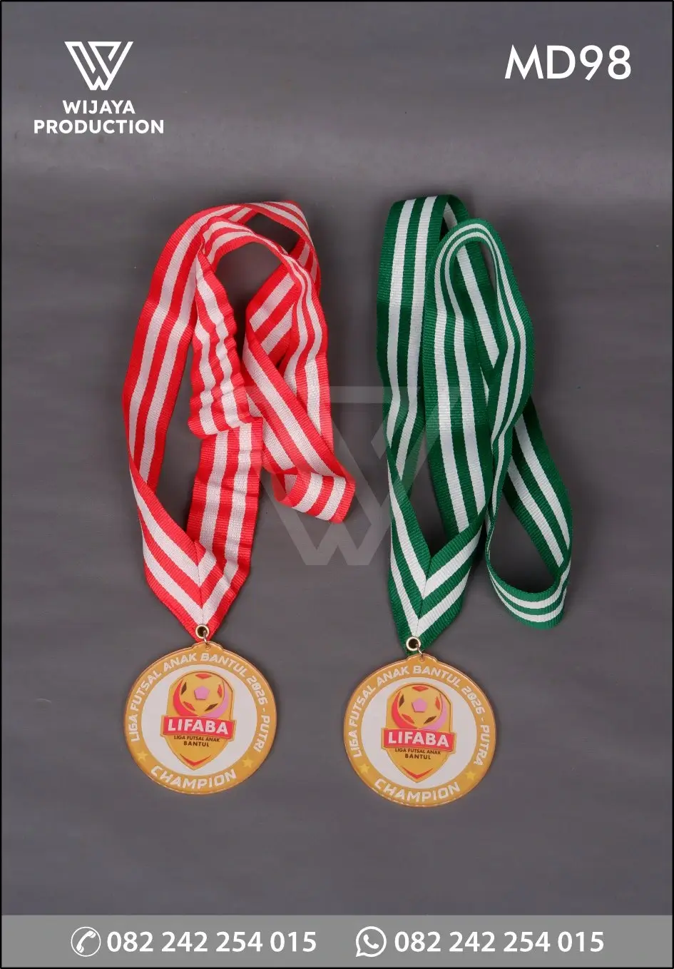 Medali Akrilik Liga Futsal Anak Bantul 2026