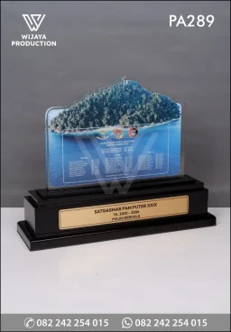 Plakat Akrilik Kenang-Kenangan – Satgasmar Korps Marinir