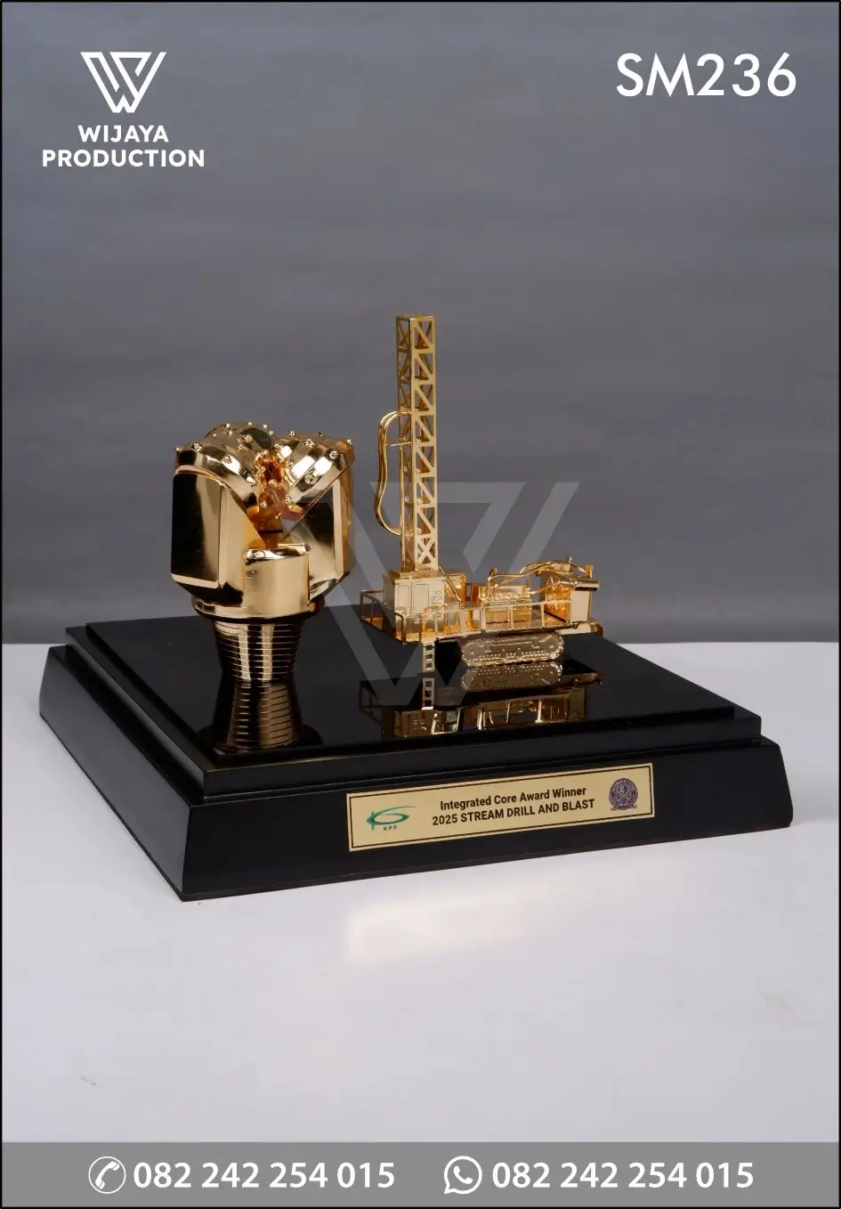 Miniatur Custom Alat Berat Drill & Blast