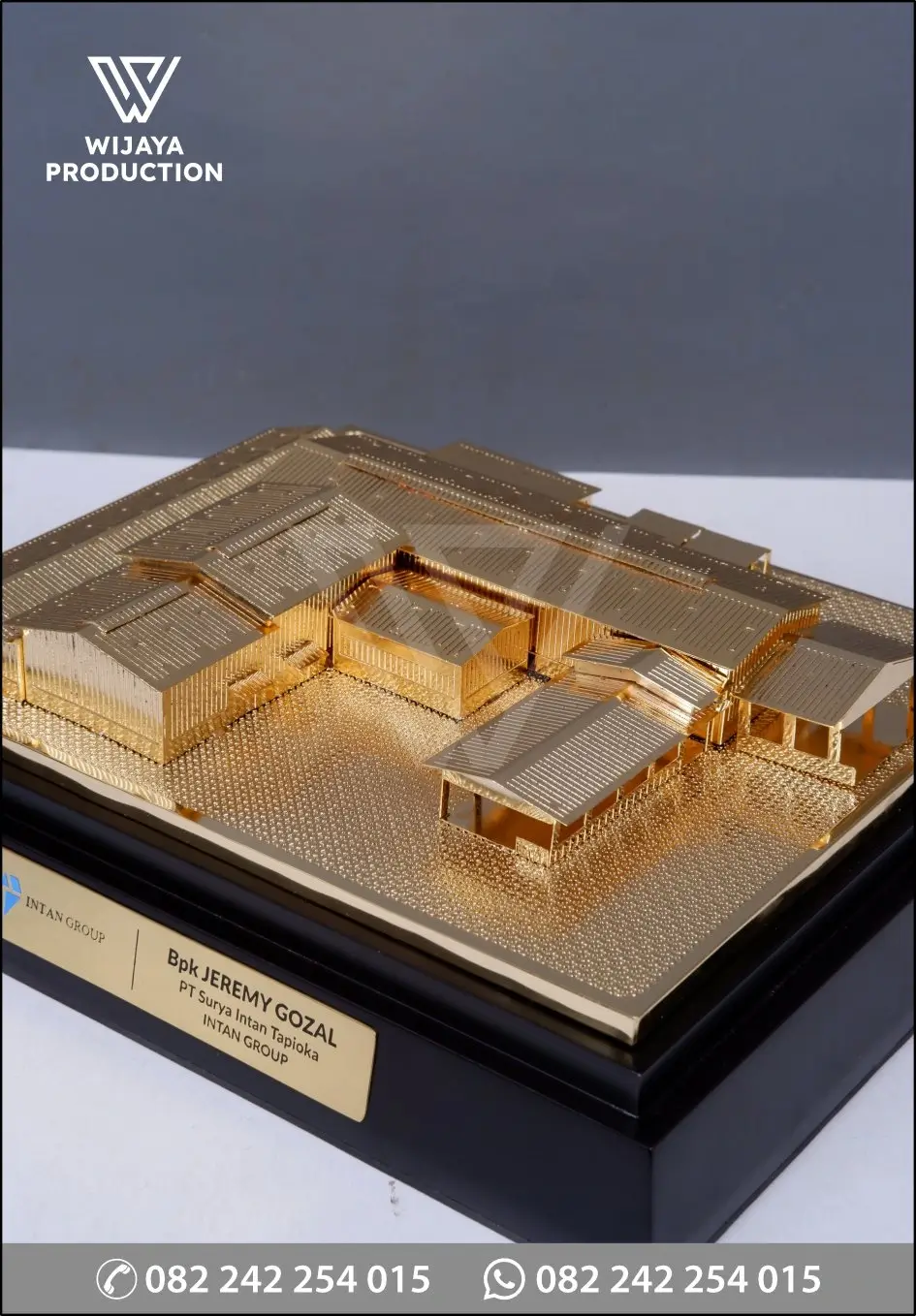 Detail Miniatur Bangunan Pabrik PT Surya Intan Tapioka