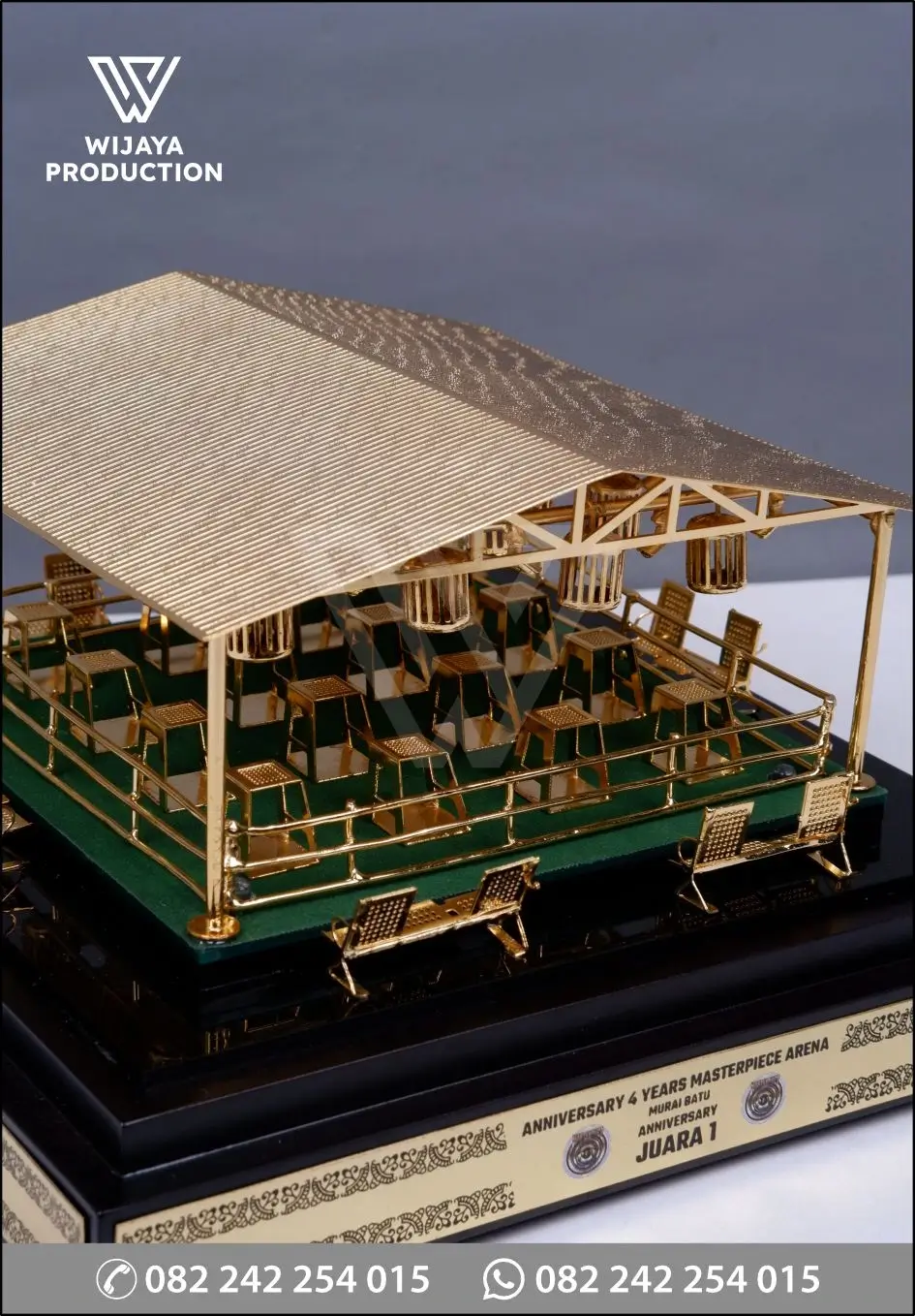 Detail Miniatur Arena Gantangan Burung