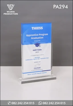 Plakat Akrilik Kelulusan Magang – PT Thiess Contractors Indonesia