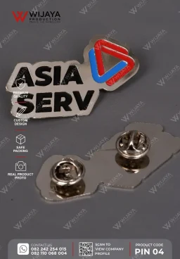Pin Logam Asia Serv