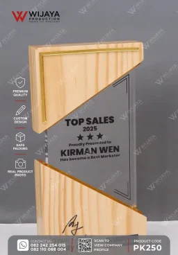 Plakat Kayu Akrili...