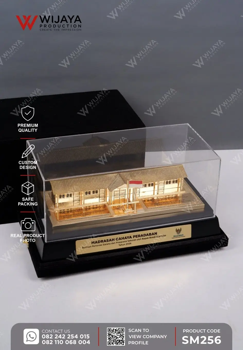 Box Miniatur Bangunan Madrasah Cahaya Peradaban